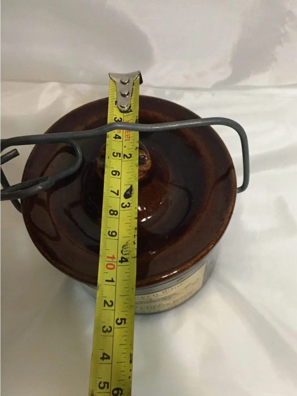 Vintage Old Tavern Club Cheddar Cheese Crock | Waukesha WI Stoneware Jar
